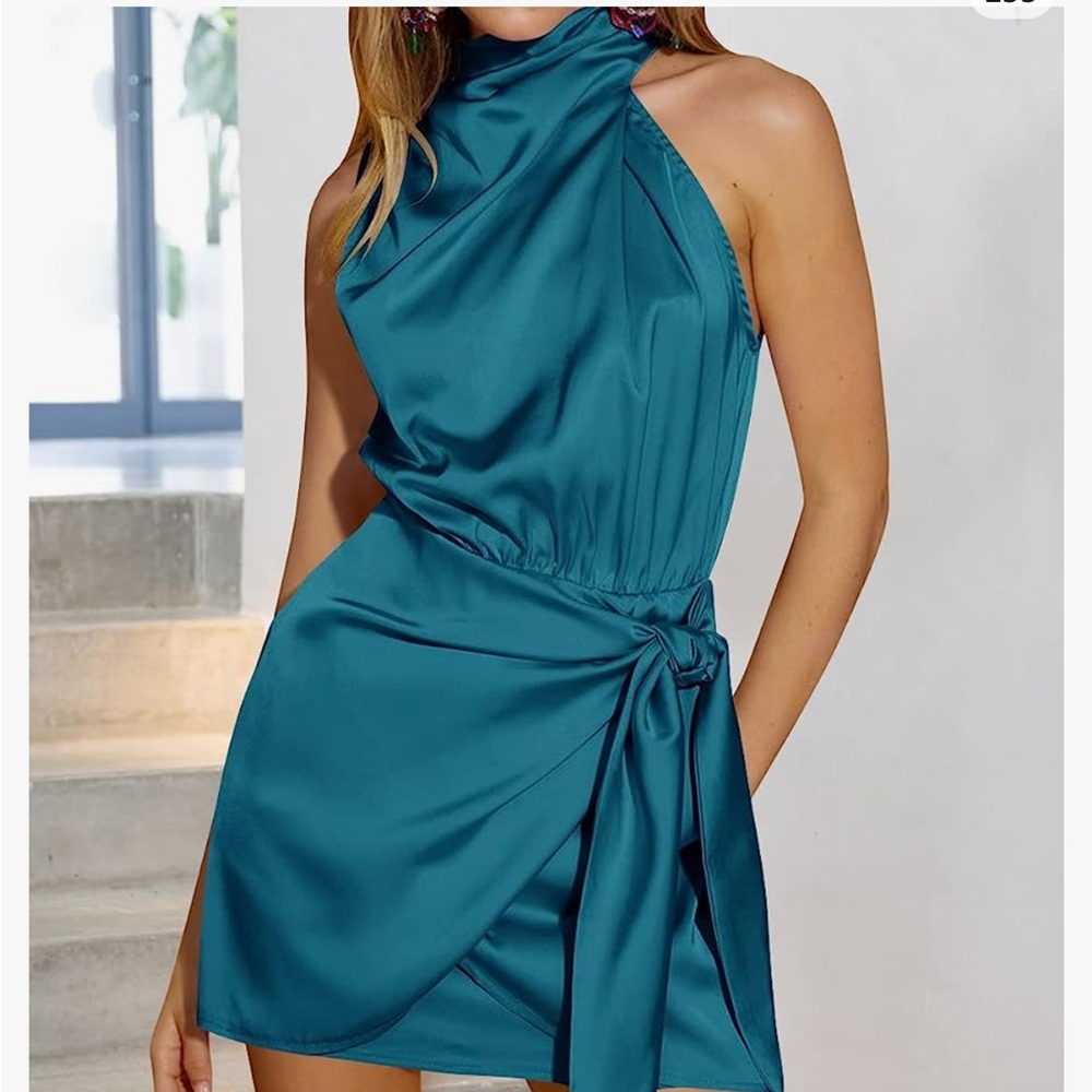 NEW blue cocktail dress